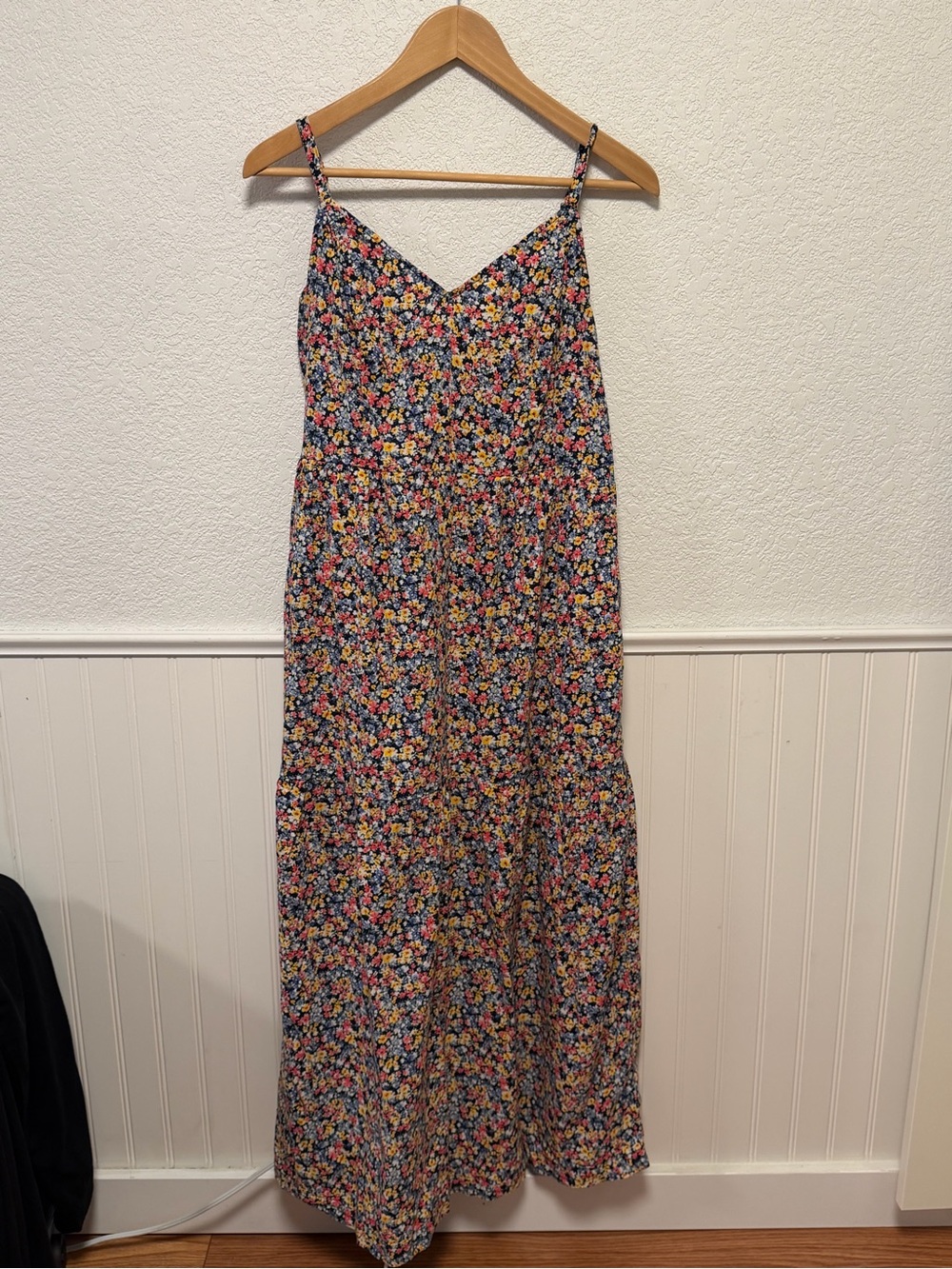 Old Navy Floral Slip Maxi Dress in Multicolor